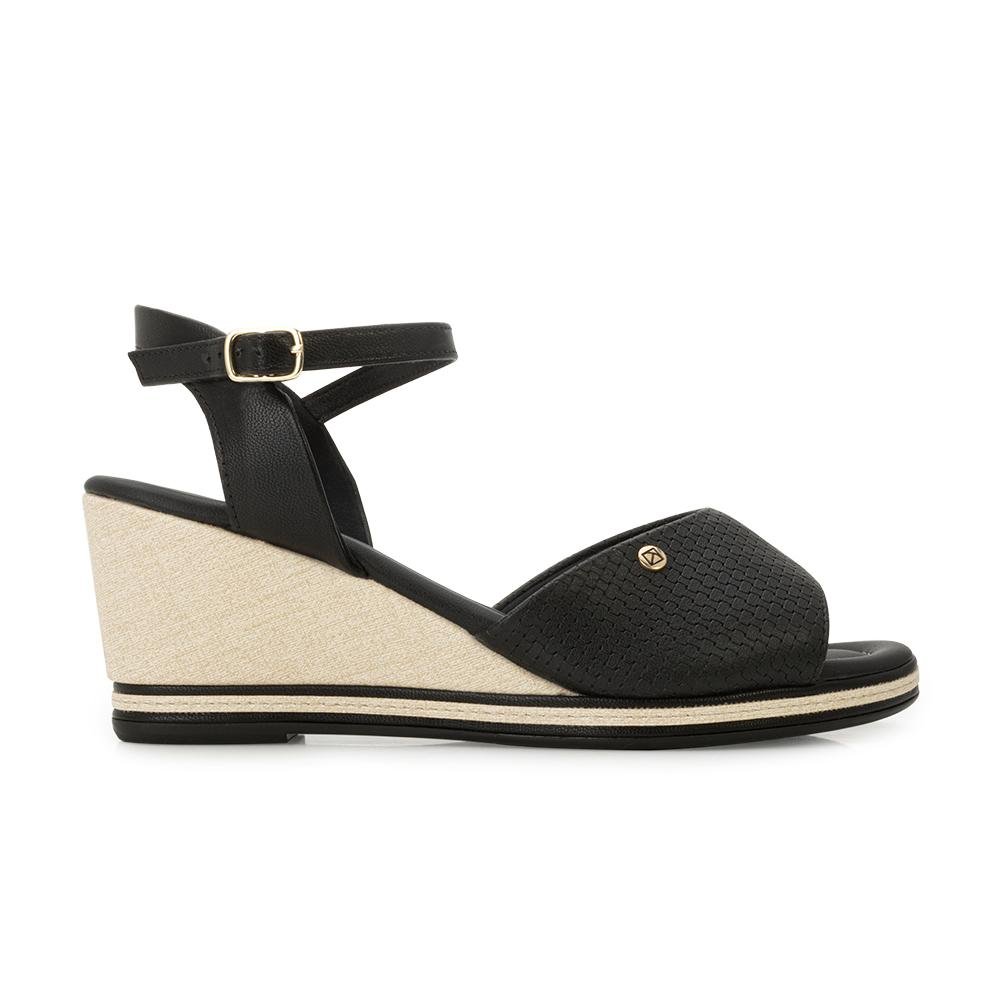 Sandália Anabela Piccadilly PD25-40821 Preto 2