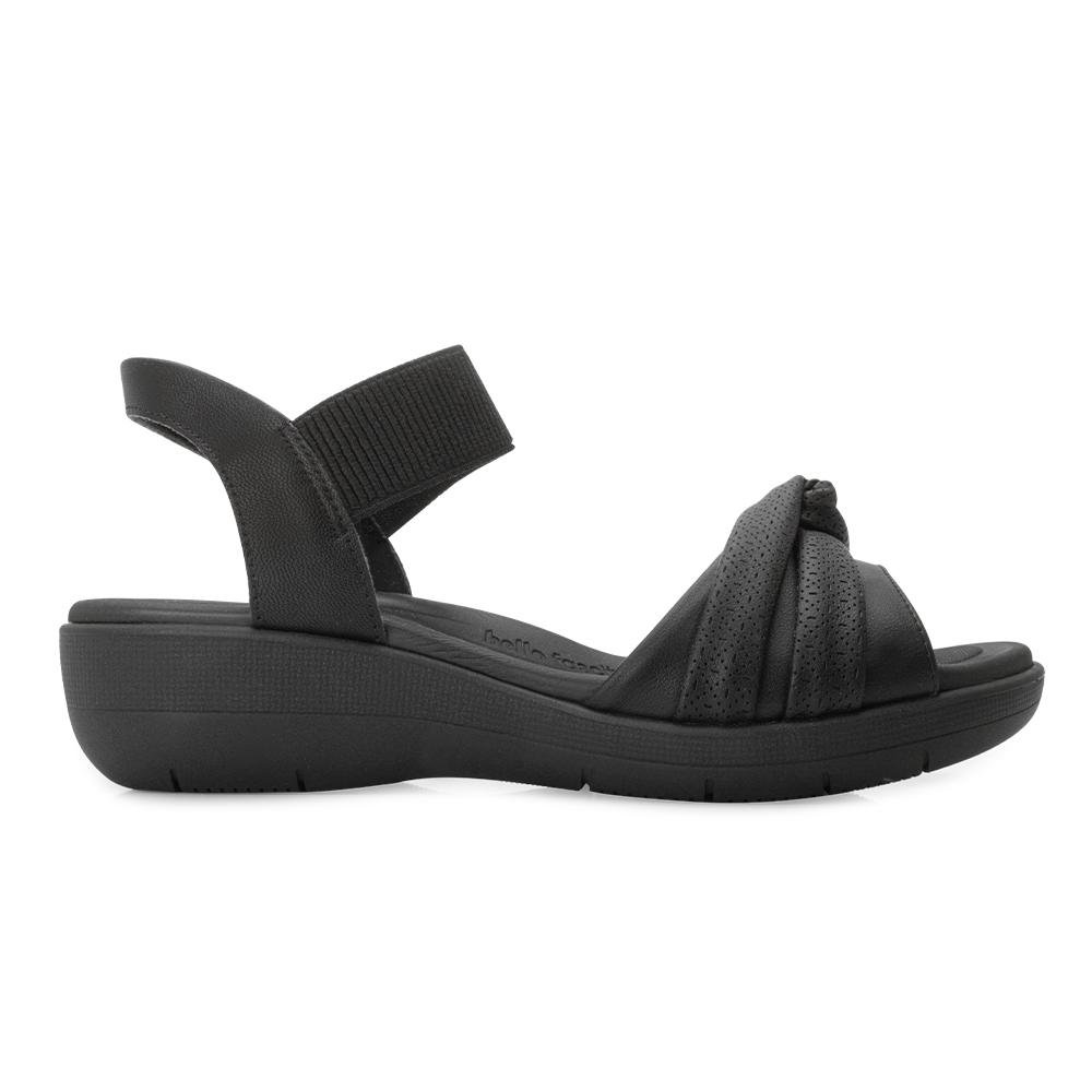 Sandália Anabela Piccadilly PD25-23902 Preto 2