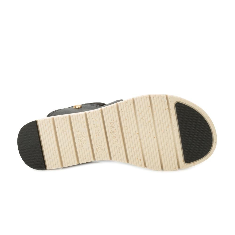 Sandália Modare MD25-71622 Preto/Bege 4