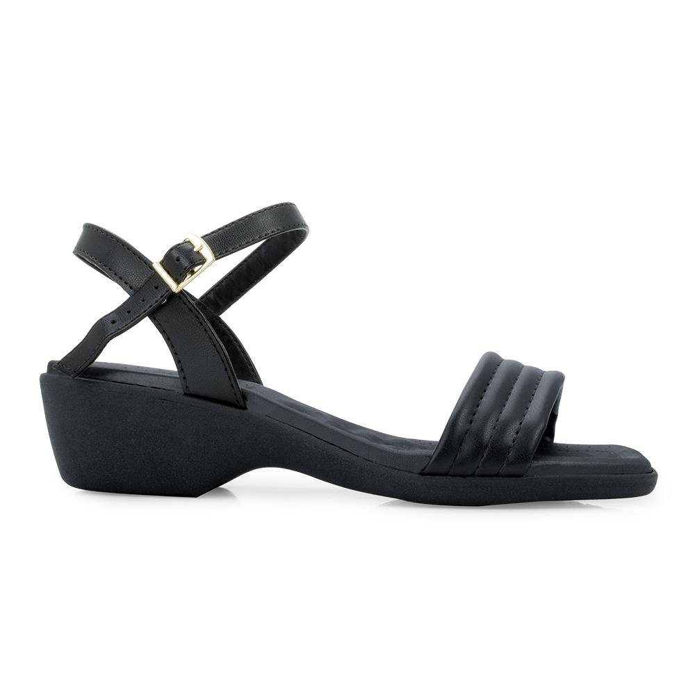 Sandália Anabela Beira Rio BR25-85271 Preto 2