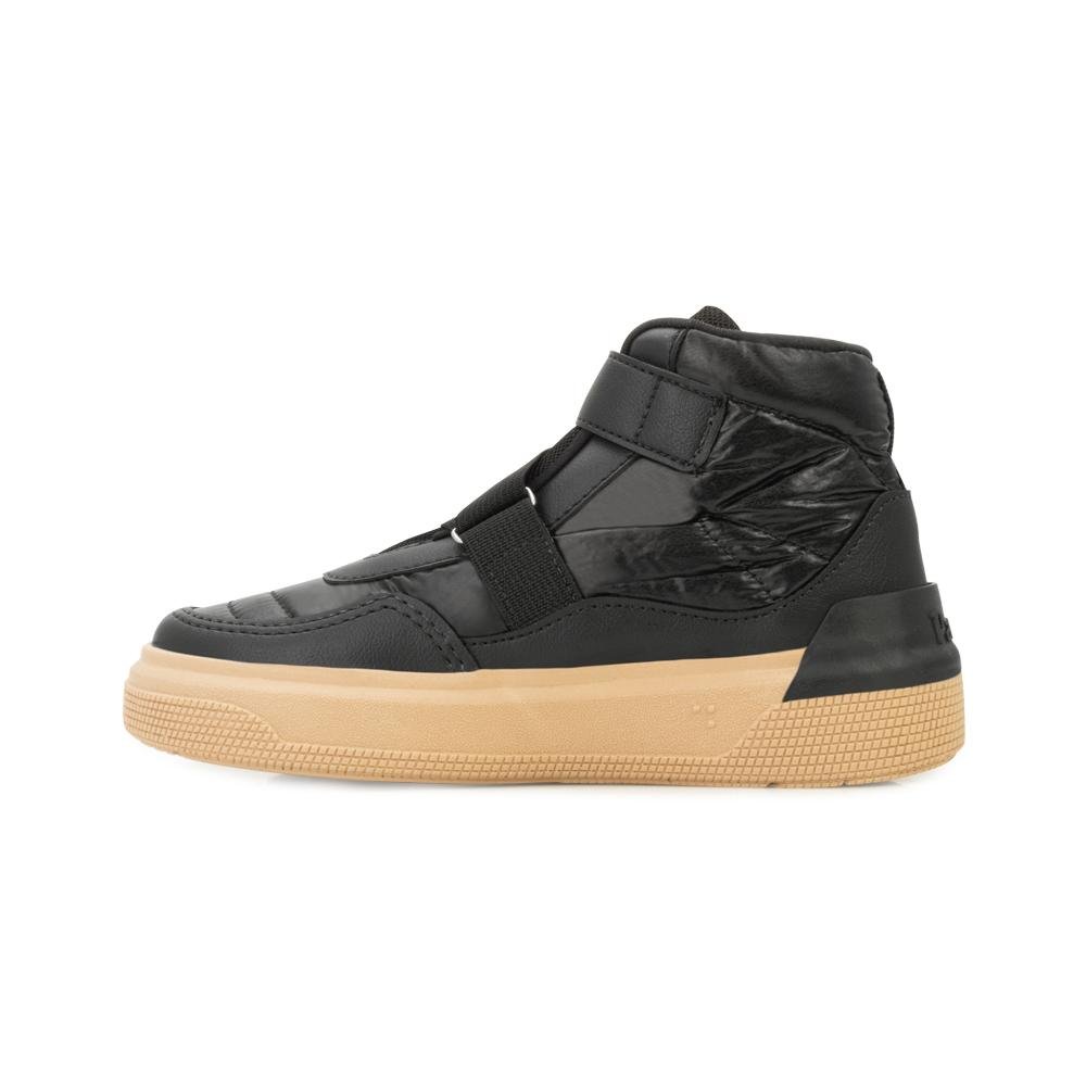 Tênis Cano Médio Infantil Pampili PP25-73607 Preto/Bege 3