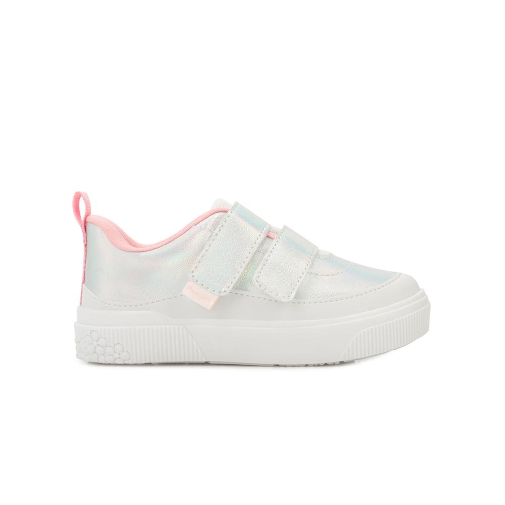 Tênis Pampili Infantil PP25-72101 Prata/Branco 2