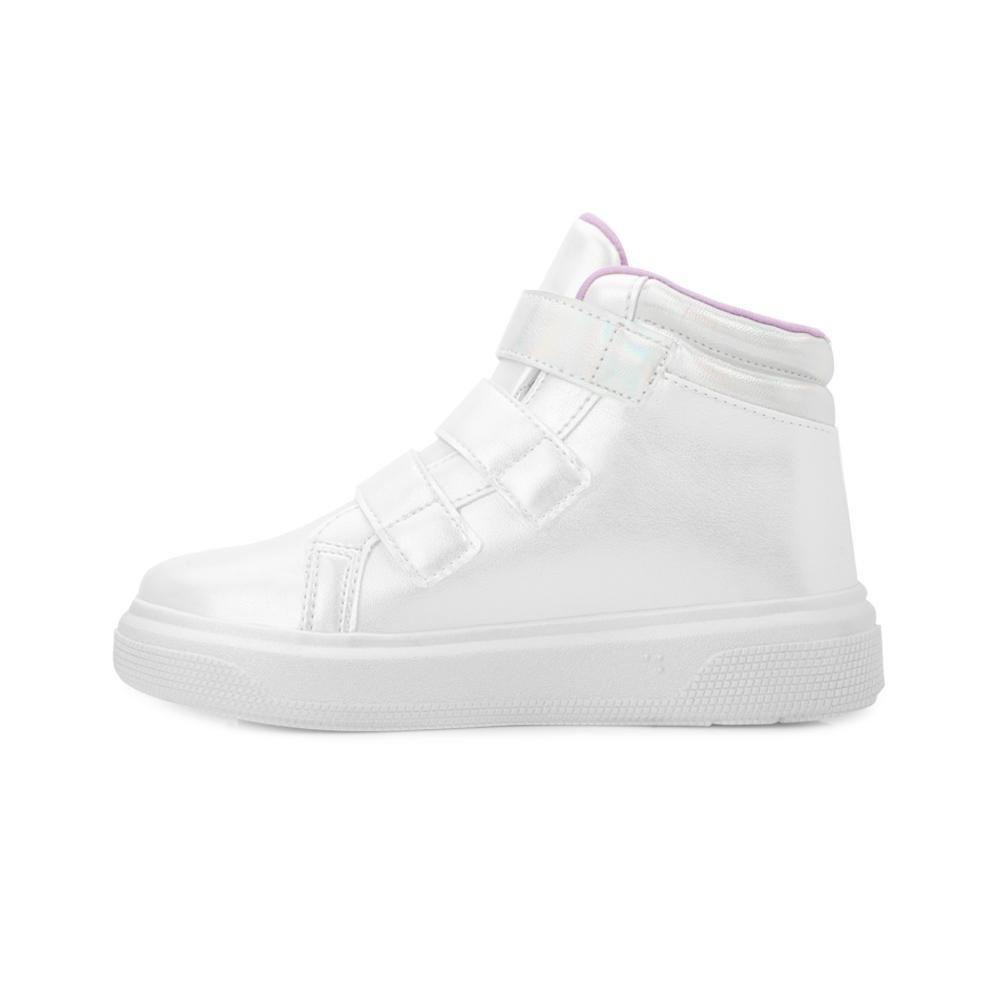 Tênis Led Cano Médio Infantil Pampili PP25-73605 Branco 3