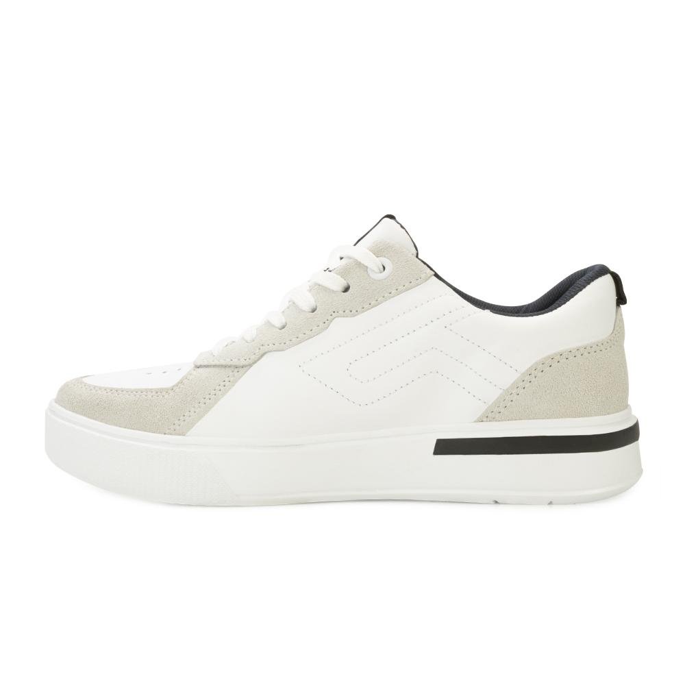 Tênis Pegada Couro PG25-11195 Branco/Preto 3