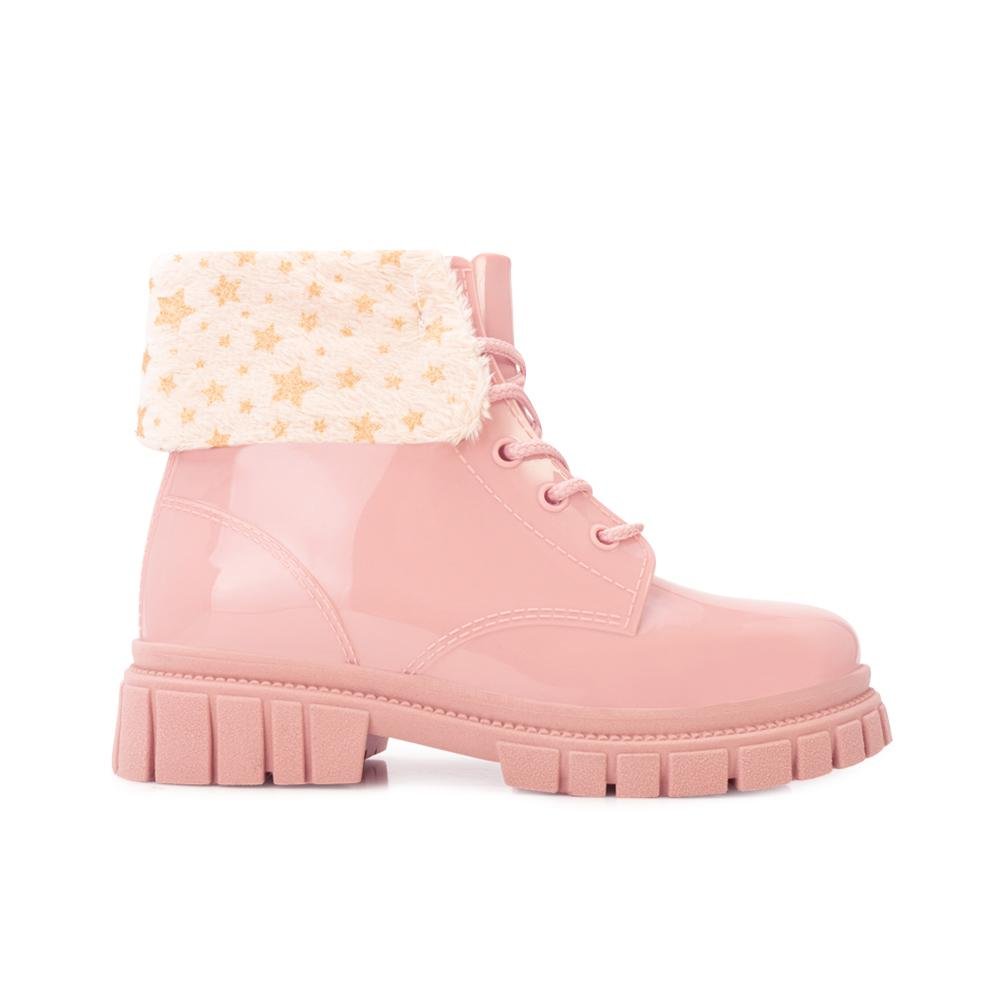 Bota Coturno LueLua LL25-13900 Rosa/Dourado 2