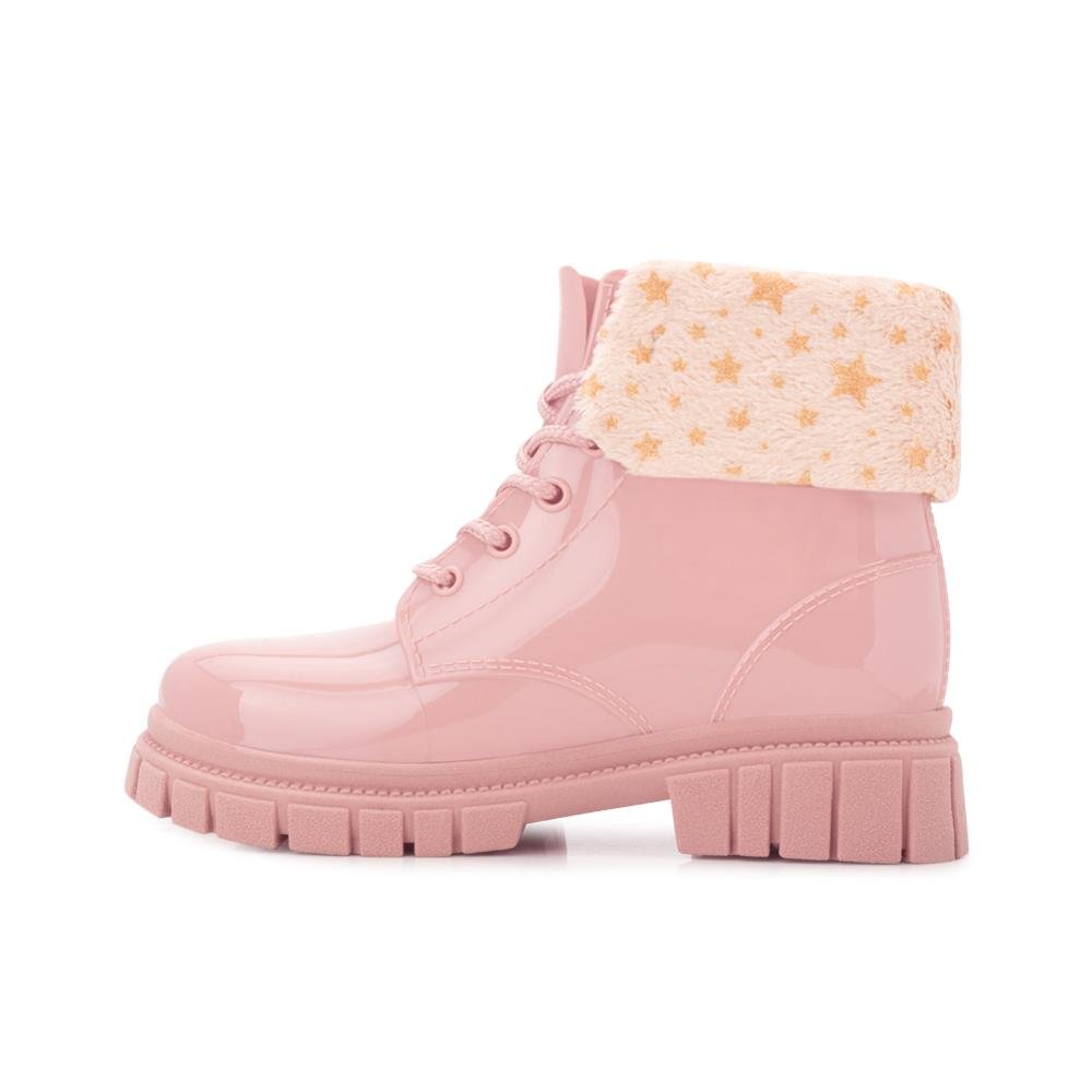 Bota Coturno LueLua LL25-13900 Rosa/Dourado 3