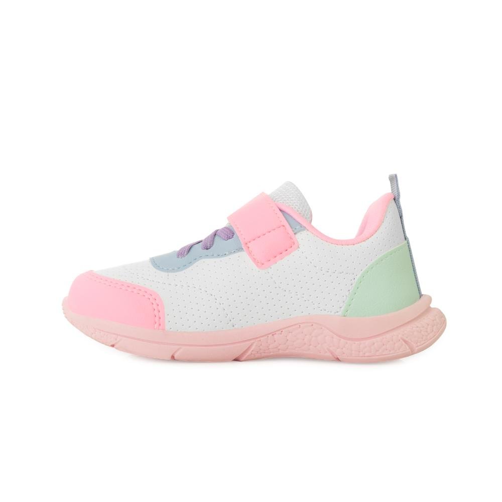 Tênis Pampili Infantil PP25-74500 Branco/Rosa 3
