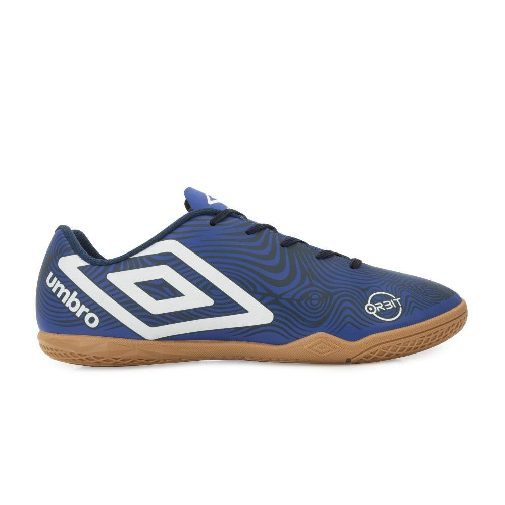 Chuteira Futsal Umbro Orbit UM25 Marinho/Branco 2