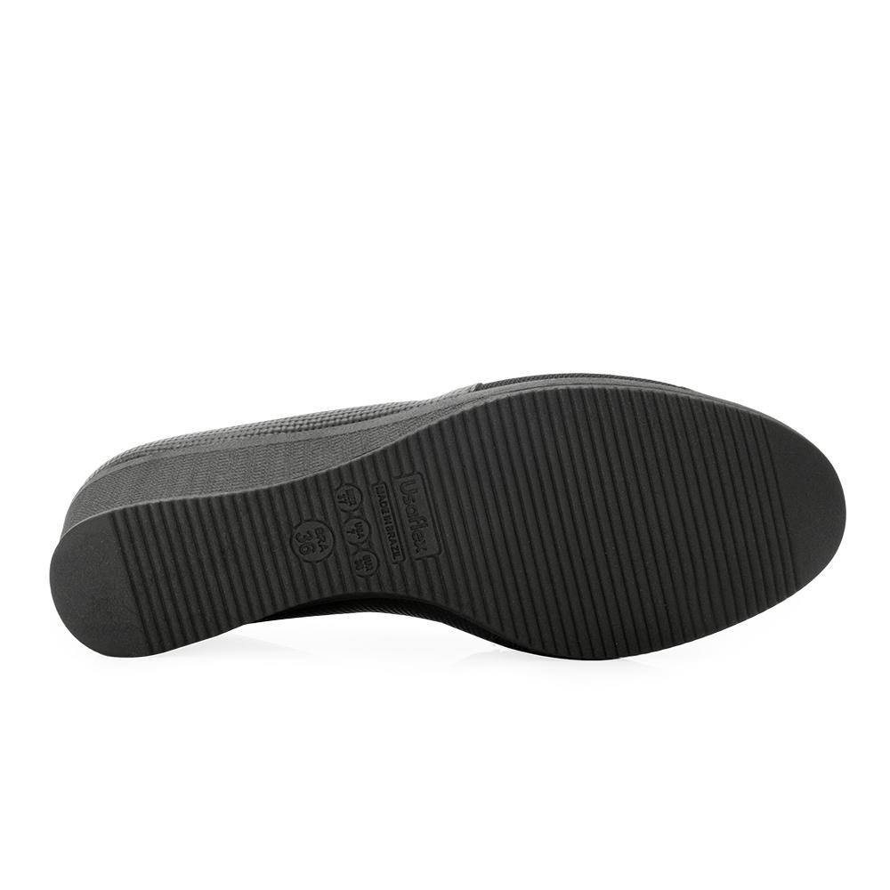 Sapato Anabela Usaflex US25-AA38130 Preto 4
