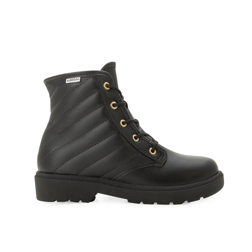 Bota Coturno Molekinha MK25-21641 Preto 2