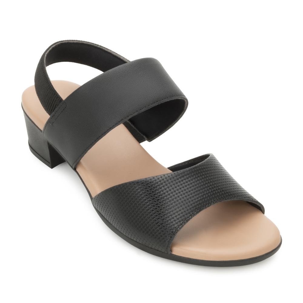 Sandália Salto Bloco Usaflex PN US25-PA02002