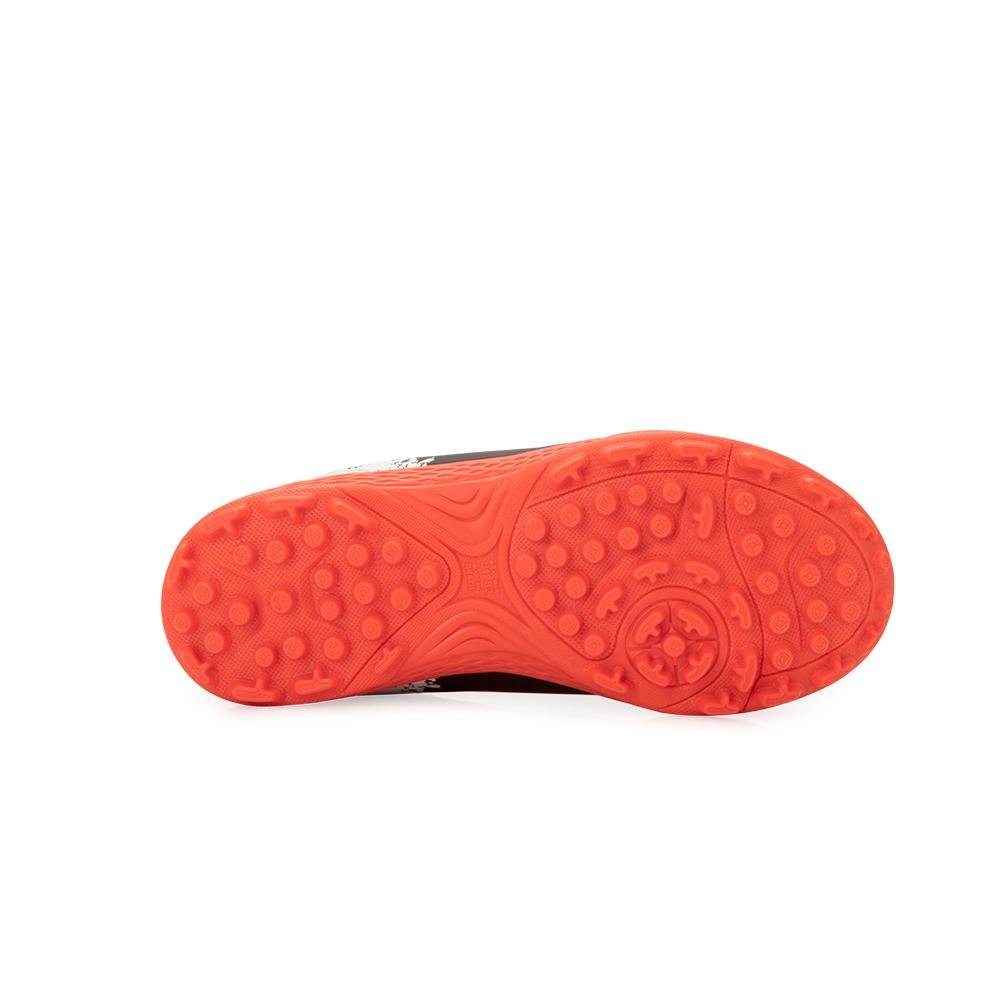 Chuteira Society Drayzinho Infantil DR25-5304 PL Preto/Laranja 4