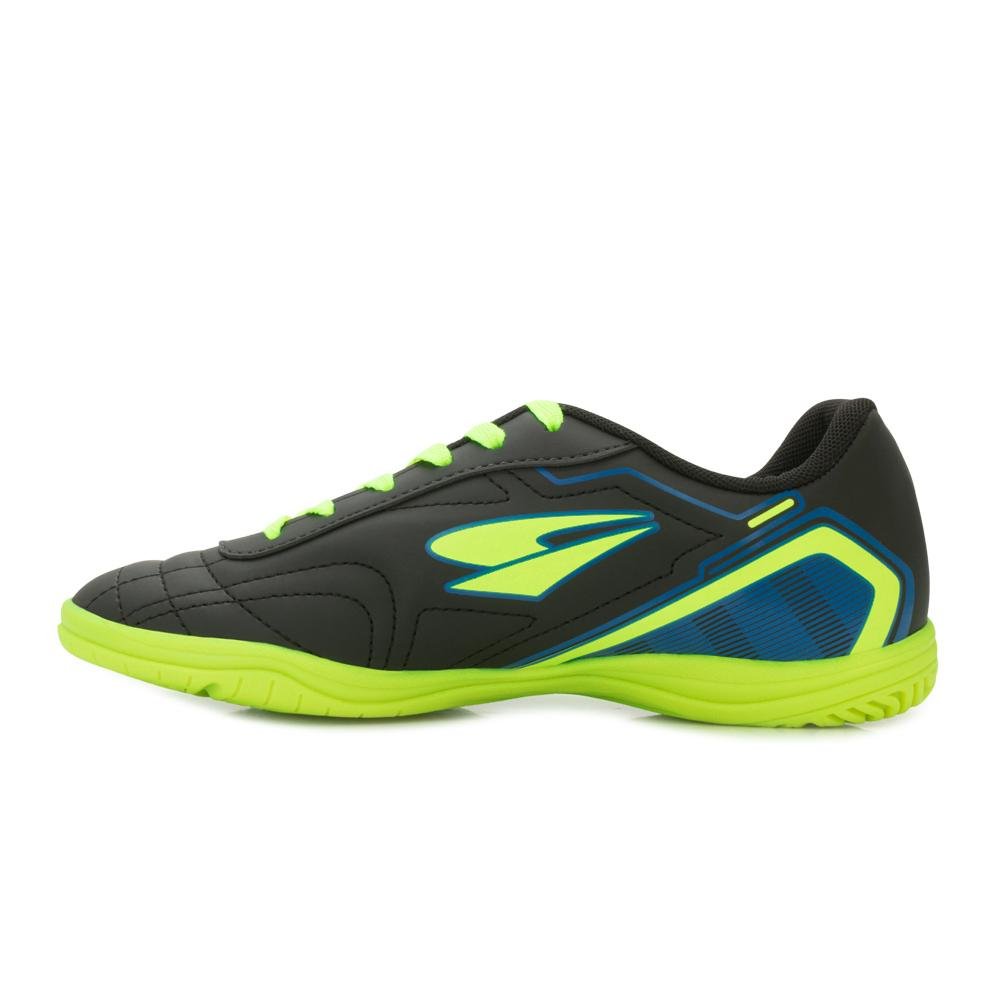 Chuteira Futsal Dray DR-307 PV Preto/Verde 3