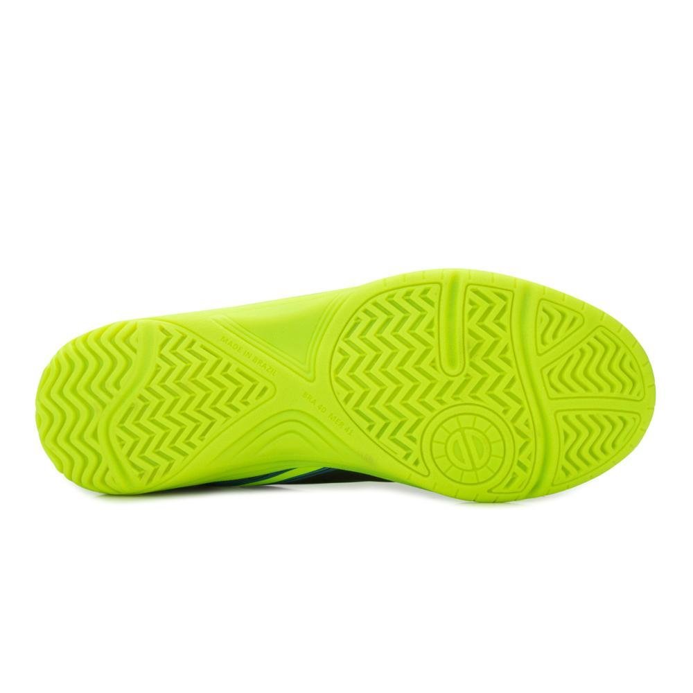Chuteira Futsal Dray DR-307 PV Preto/Verde 4