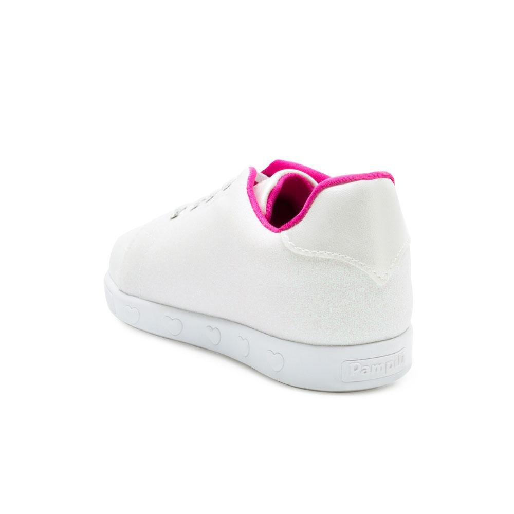 Tênis Led Sneaker Pampili Infantil PP21-165 Branco 4