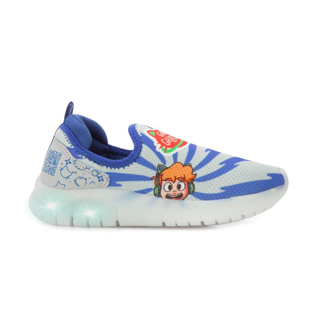 Tênis Led Iate Kidy Infantil CA KD25-03540 Cinza/Azul 2