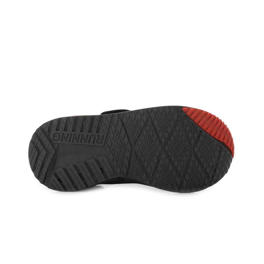 Tênis Casual King Kids Infantil PV ZK25-104RX Preto/Vermelho 4