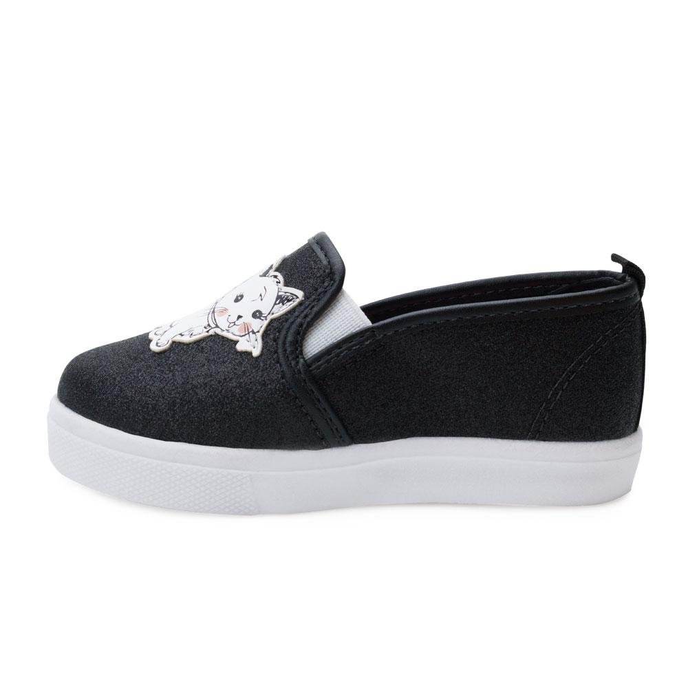Tênis Slip On Molekinha P Baby MK21-21185 Preto 2