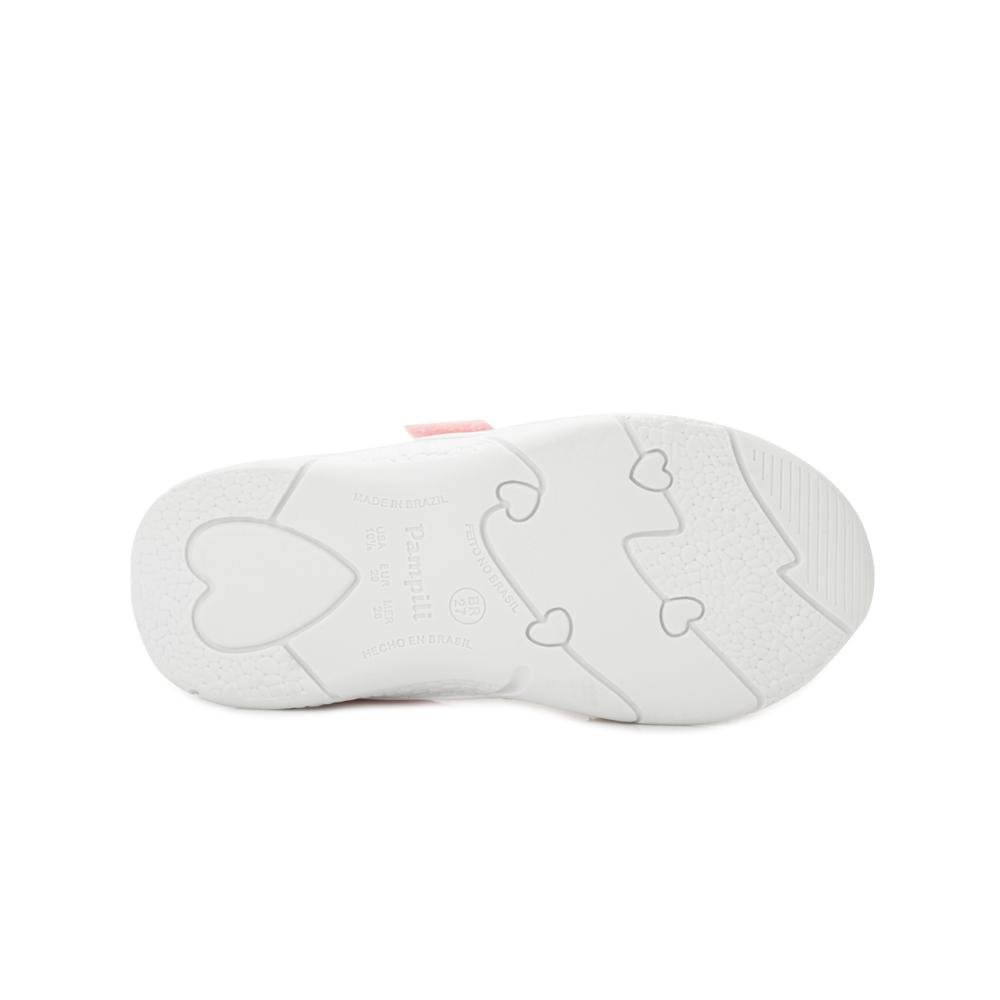 Tênis Pampili Infantil RB PP25-74501 Rosa/Branco 4