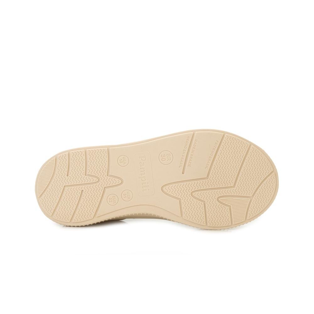 Tênis Pampili Infantil NP PP25-73802 Nude/Prata 4