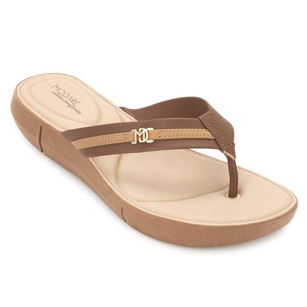 Chinelo de Dedo Modare CB MD25-71991 Caramelo/Bege 1