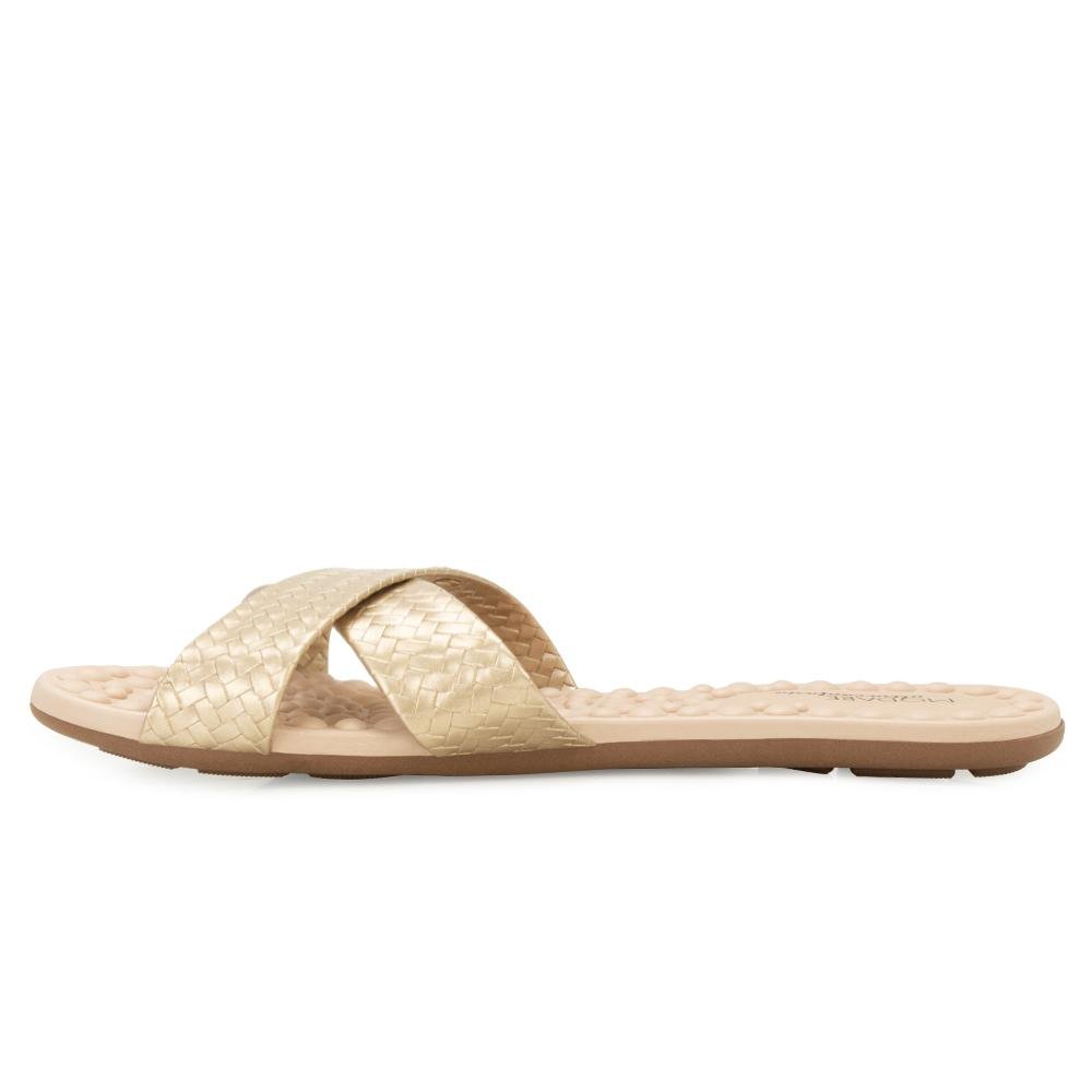 Chinelo Modare Ultra Conforto DR MD25-71631 Dourado 3