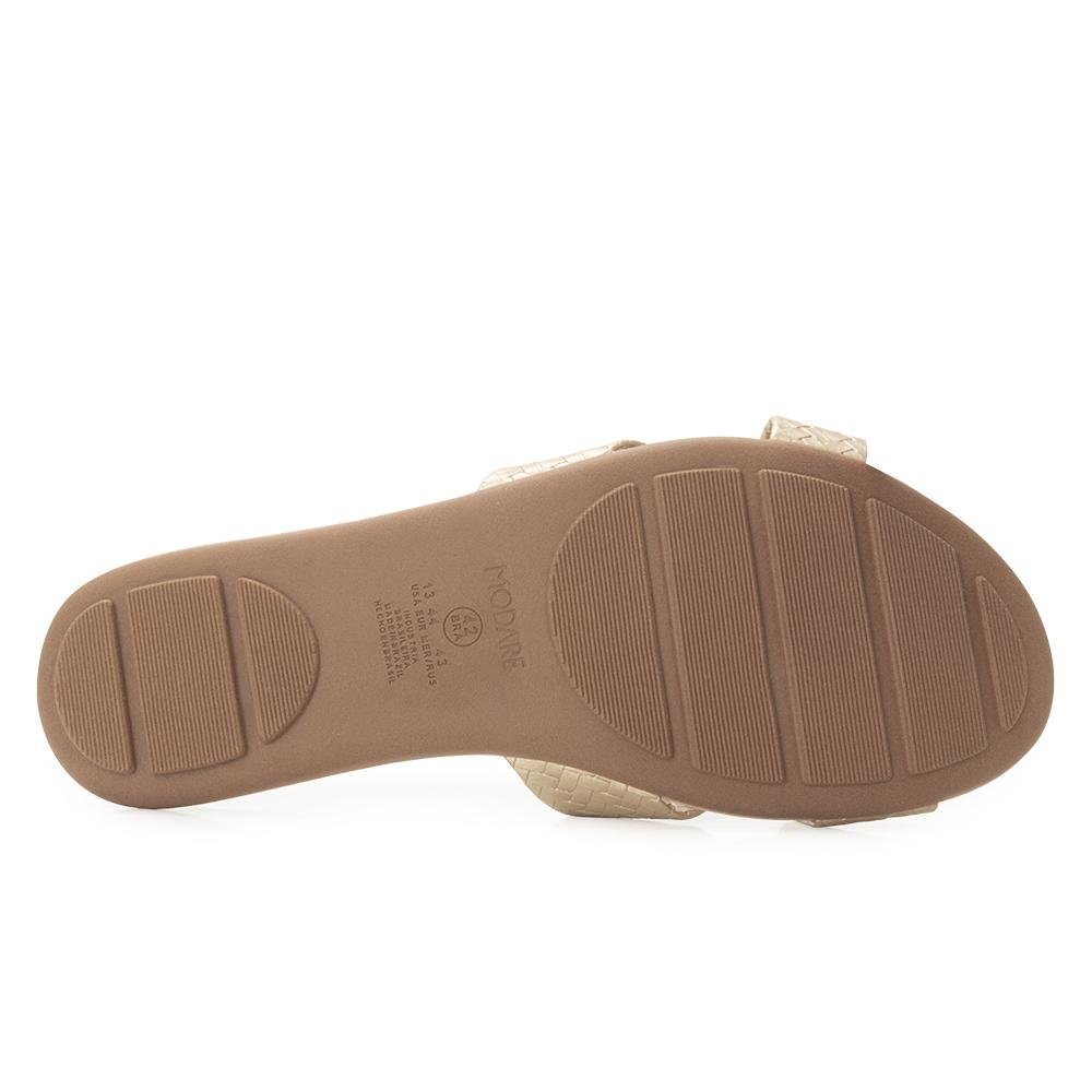Chinelo Modare Ultra Conforto DR MD25-71631 Dourado 4