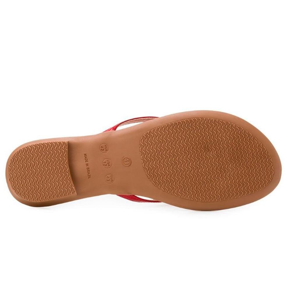 Rasteira Maria Isabel V MI25-17142 Vermelho 3