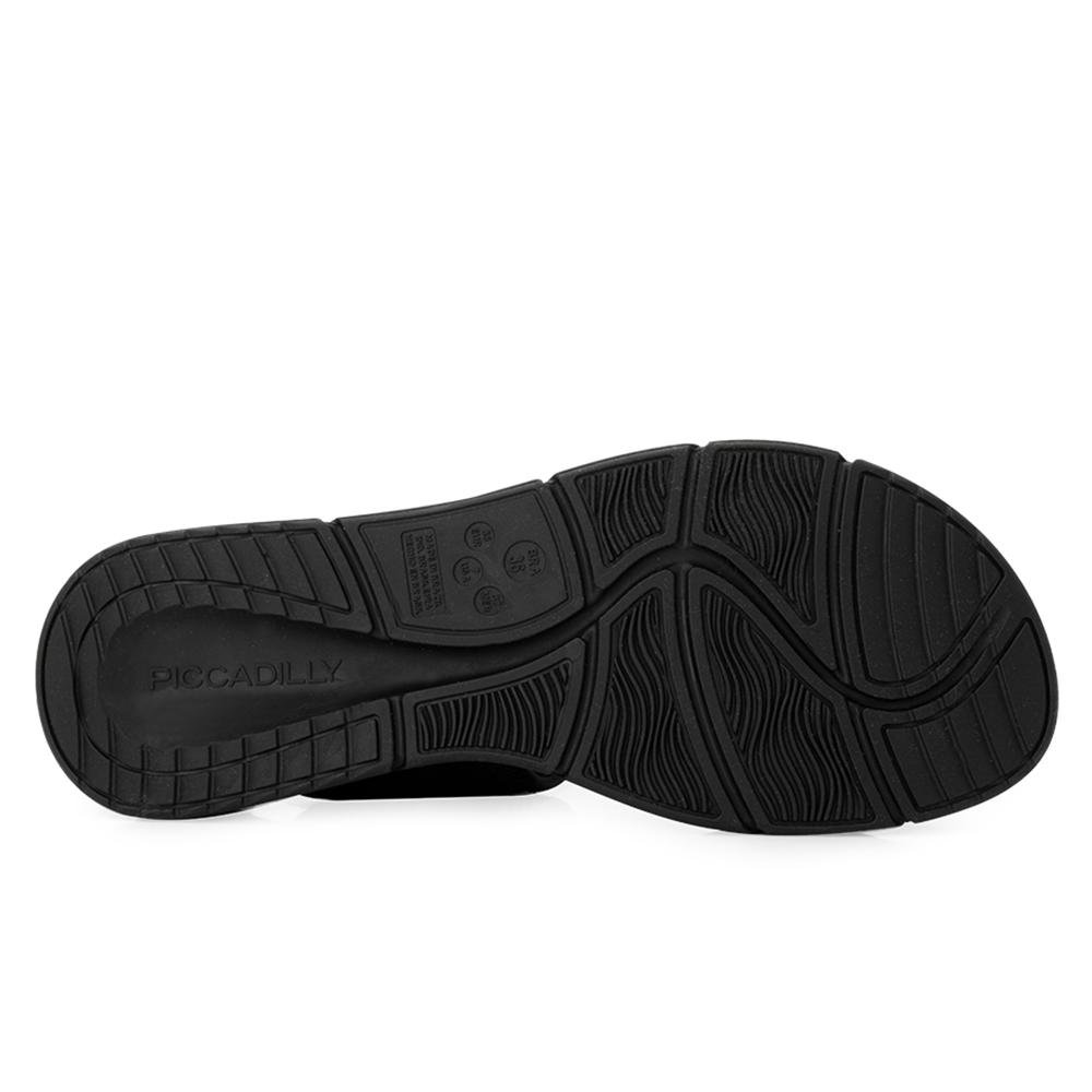 Sandália Piccadilly PB PD25-57101 Preto/Bege 4