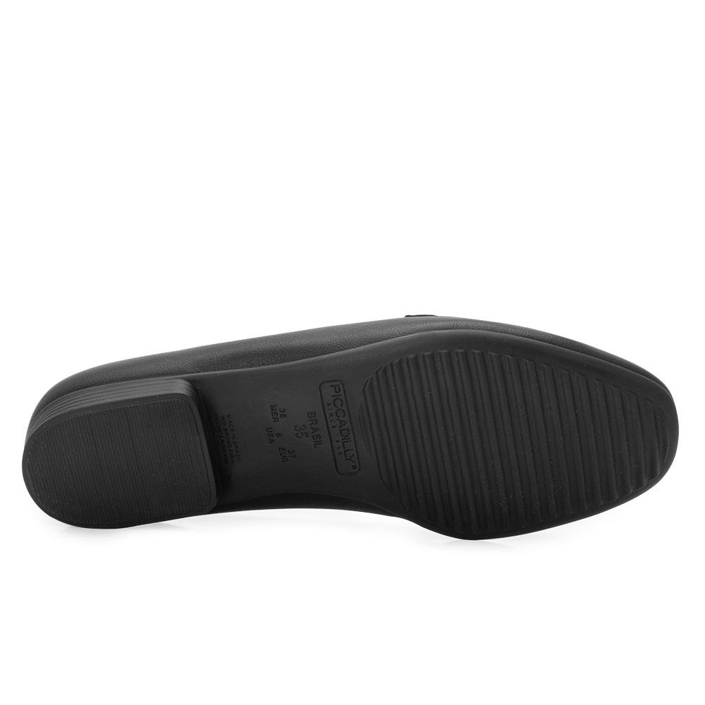 Sapato Mocassim Piccadilly PT PD25-25026 Preto 4