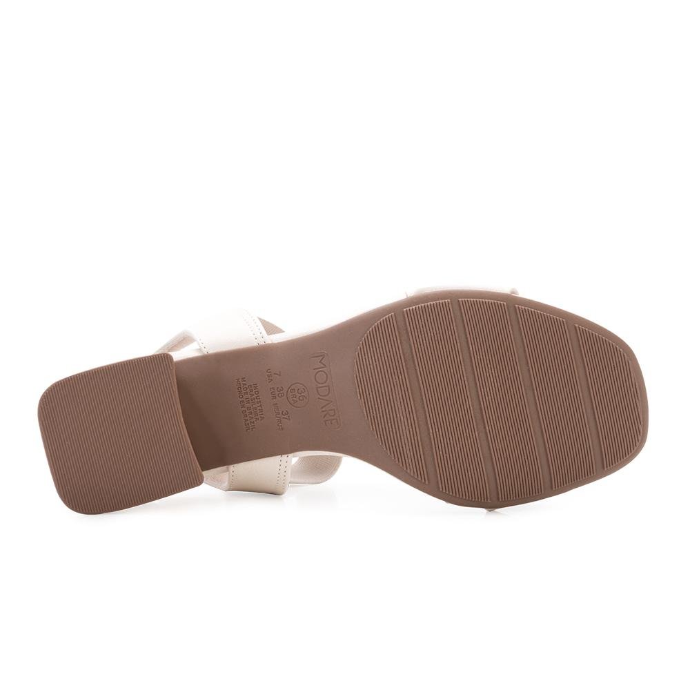 Sandália C Modare MD25-71721 Creme 4