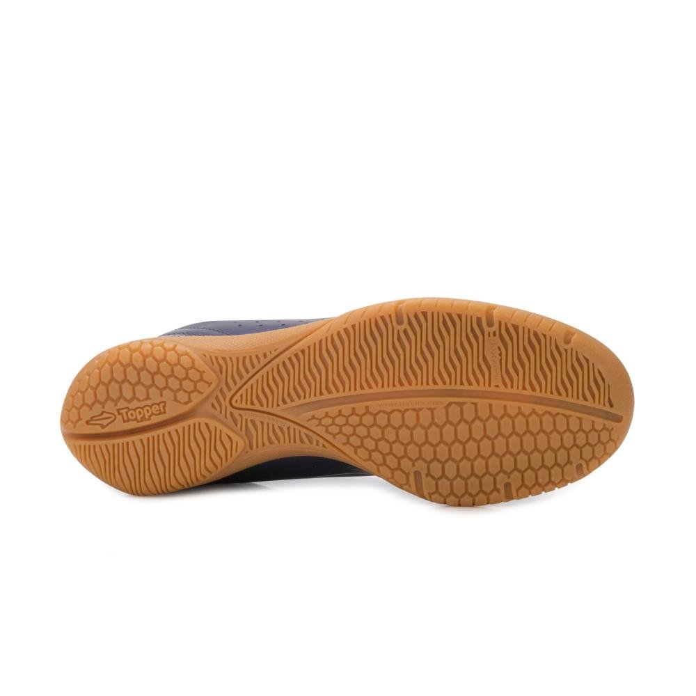 Chuteira Topper MB Futsal Boleiro VI Infantil Azul Marinho 4