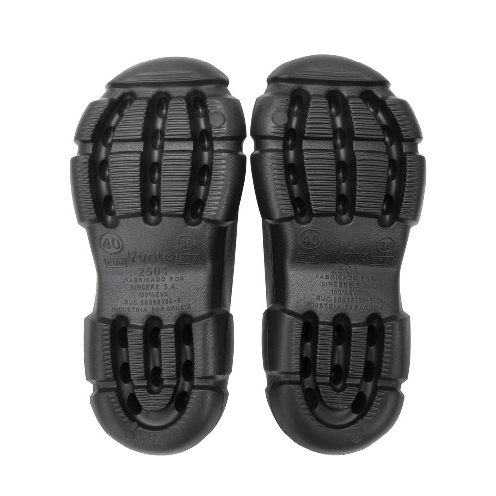 Chinelo B Slide Nuvem Yvate YV25-2501 Preto 4