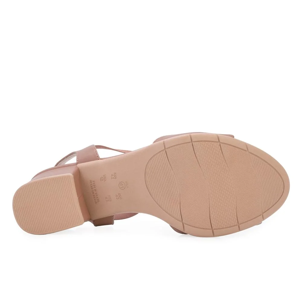 Sandália Comfortflex  C Salto CF25-25574 Caramelo 4