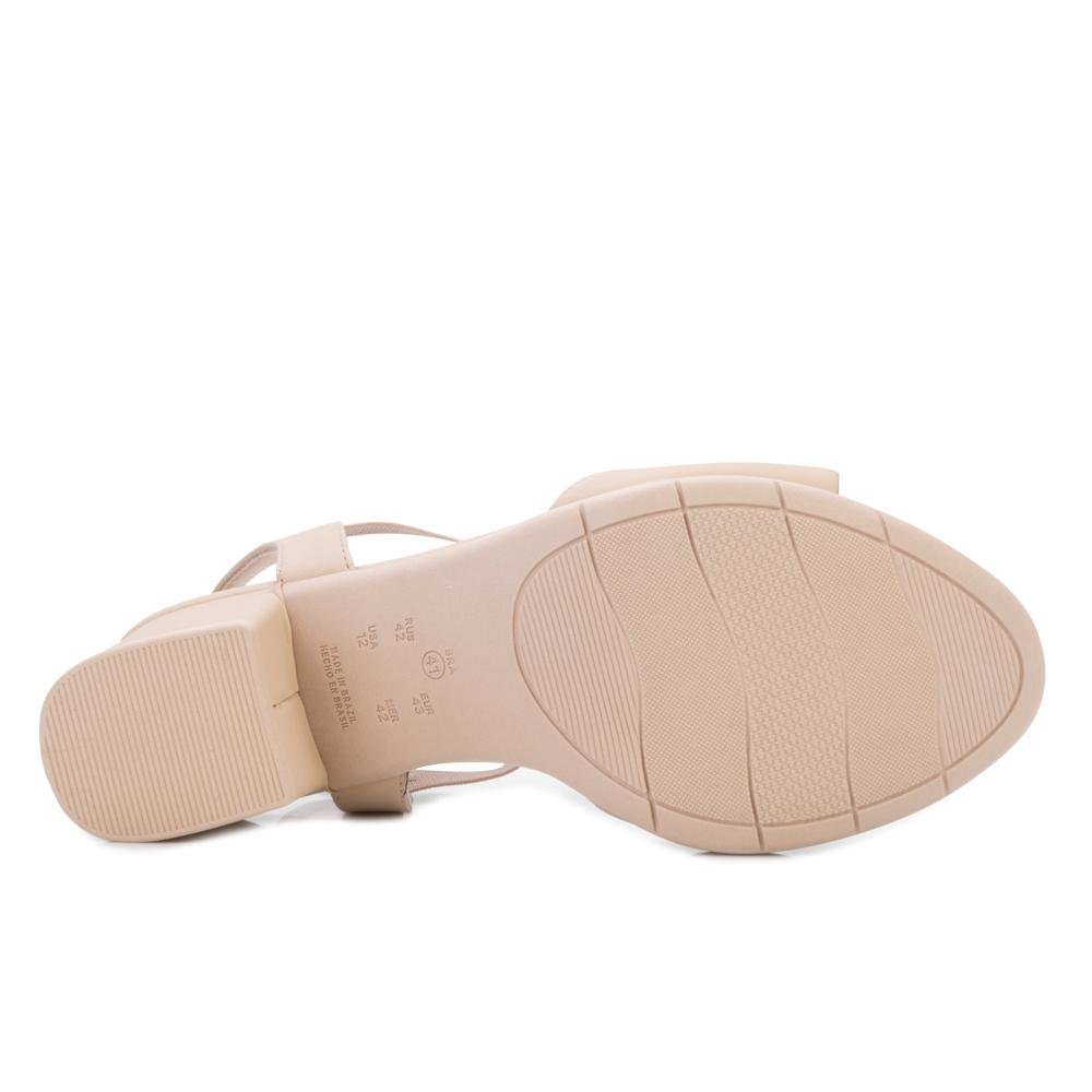 Sandália Comfortflex B Salto CF25-25574 Bege 4
