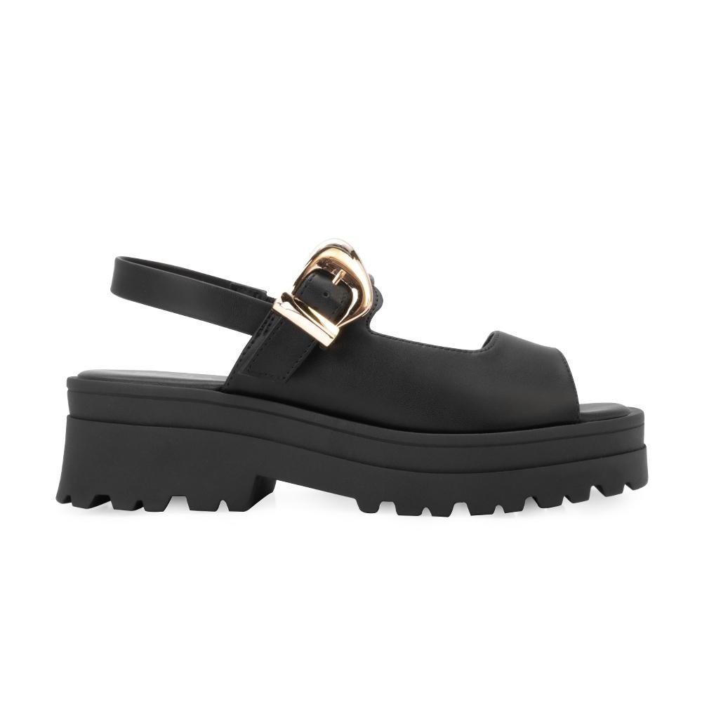 Sandália Plataforma P Ramarim RM25-25382 Preto 2