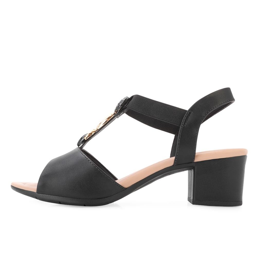 Sandália Comfortflex PN Salto CF25-25574 Preto 3
