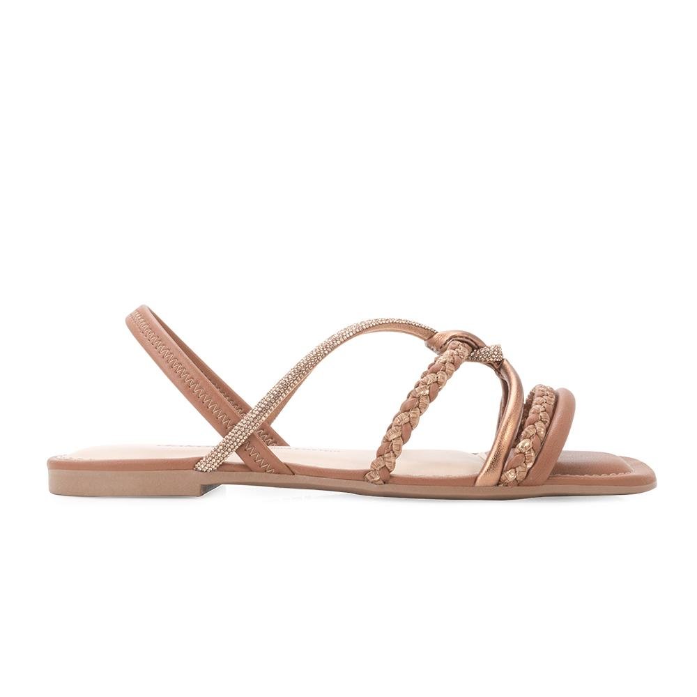 Sandália Rasteira CB Dakota DK25-Y9601 Caramelo/Bronze 2
