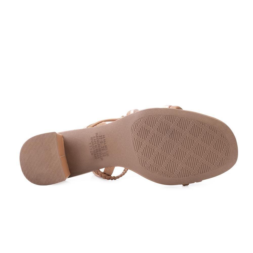 Sandália Salto CR Bloco Dakota DT25-Y9371 Caramelo/Rosê 4
