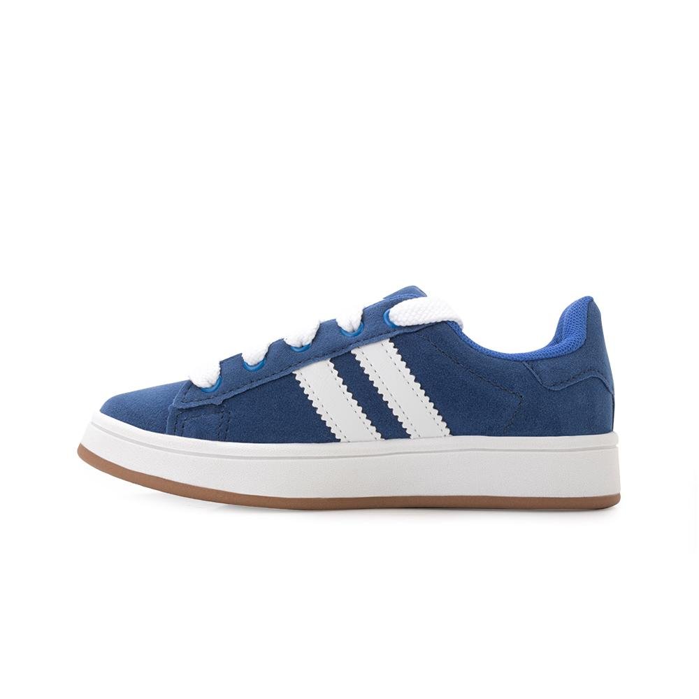 Tênis Casual A-B Gibizinho Juvenil Camurça GB25-G381 Azul/Branco 3