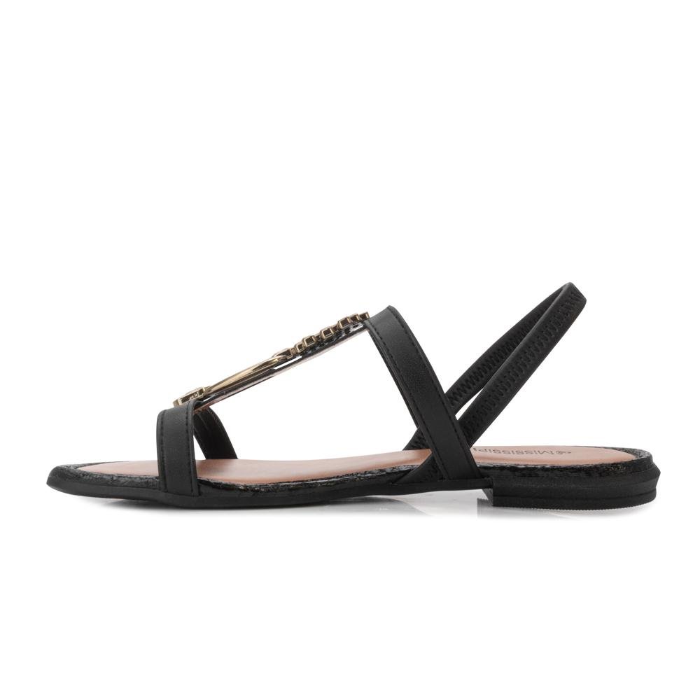 Sandália Mississipi P-D MS25-MF311 Preto/Dourado 3