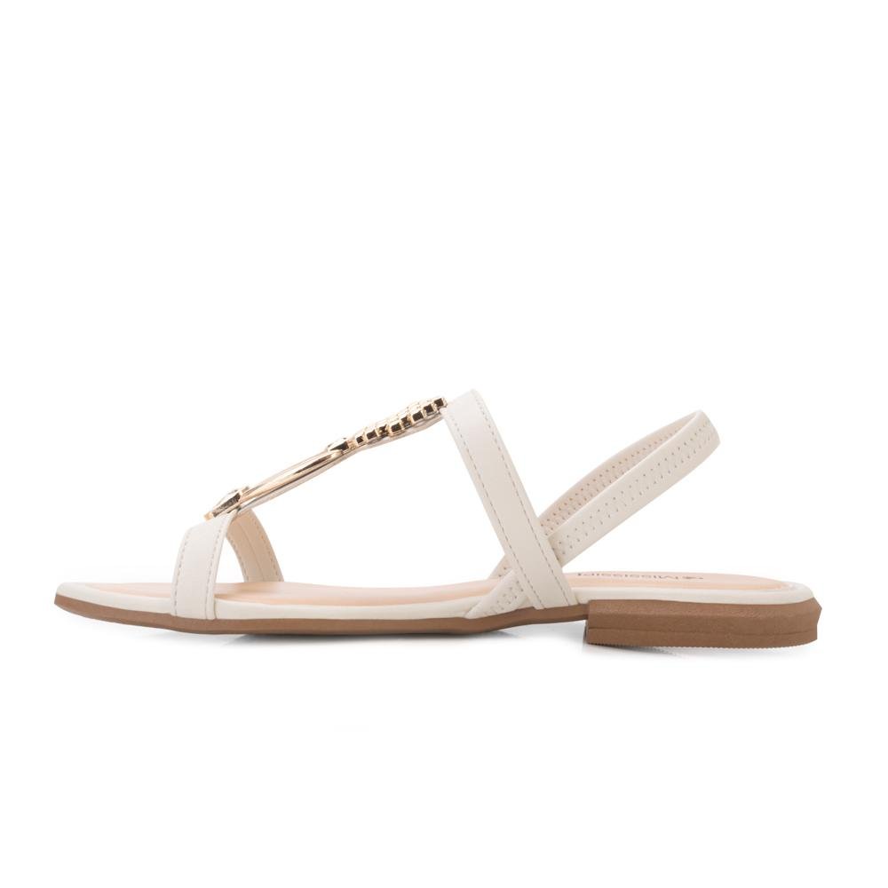 Sandália Mississipi B-D MS25-MF311 Branco/Dourado 3