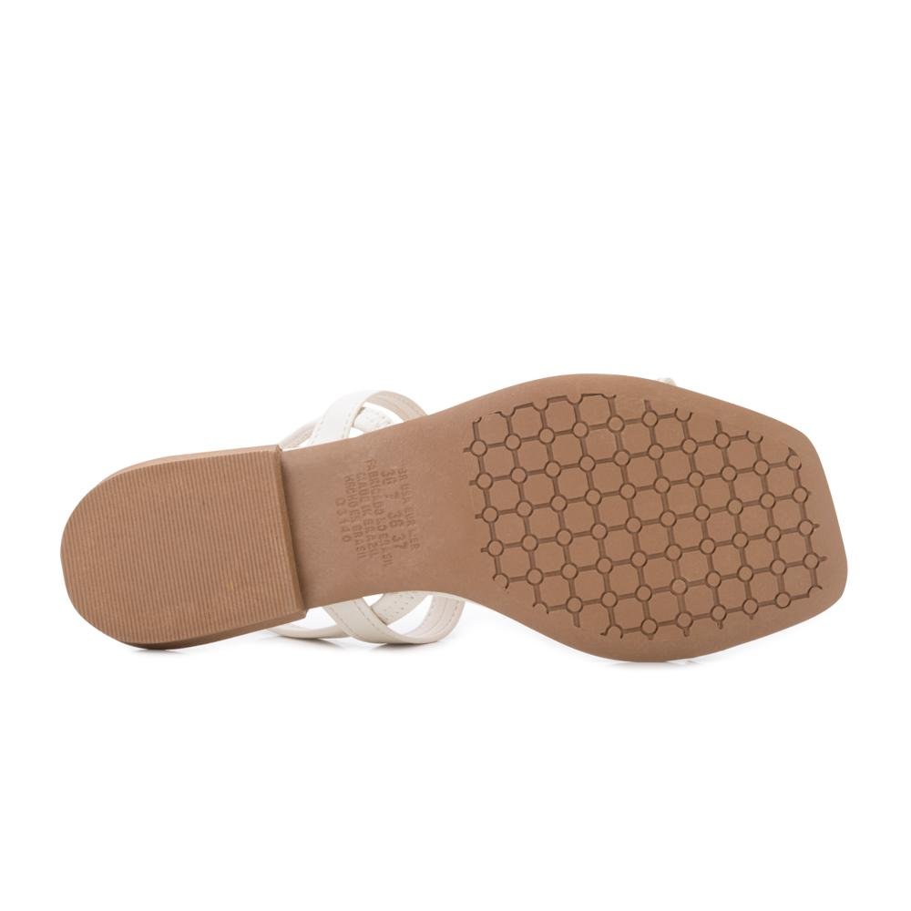 Sandália Mississipi B-D MS25-MF311 Branco/Dourado 4