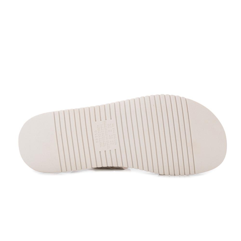 Sandália Flatform Mississipi B-D  MS25-J0221 Bege/Dourado 4