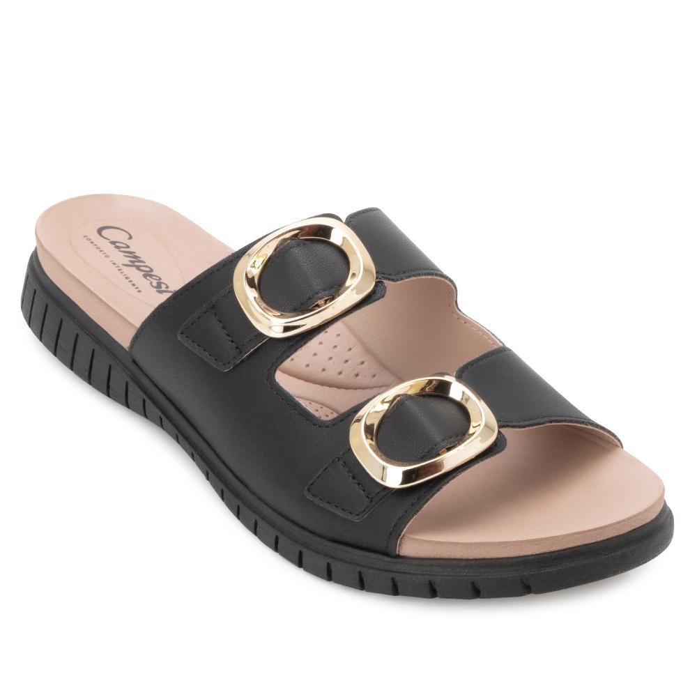 Chinelo Flatform Campesi P-N CP25-CP882