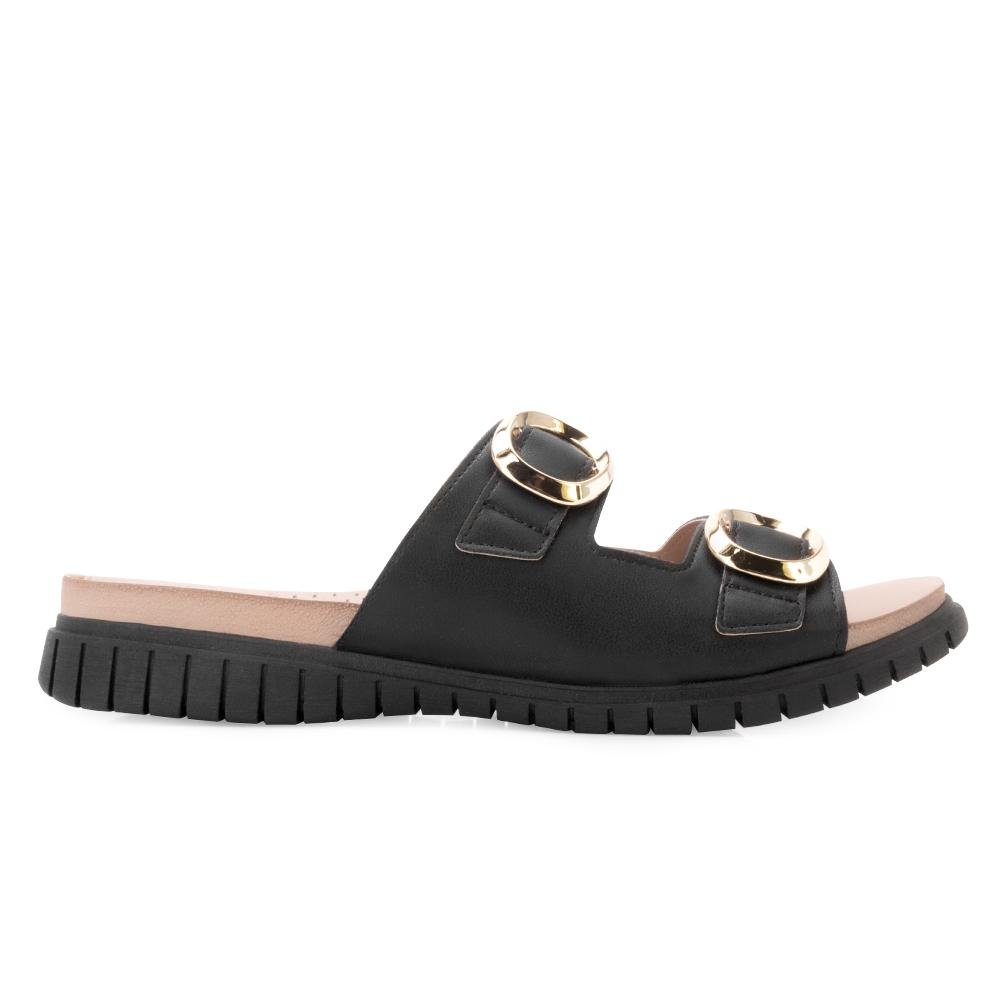 Chinelo Flatform Campesi P-N CP25-CP882 Preto 2