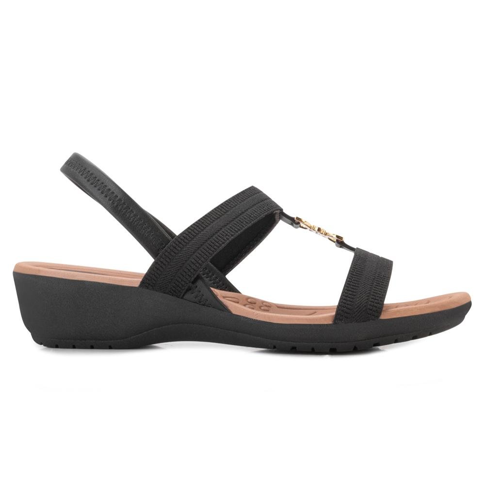 Sandália Anabela Campesi P-N CP25-CE231 Preto 2