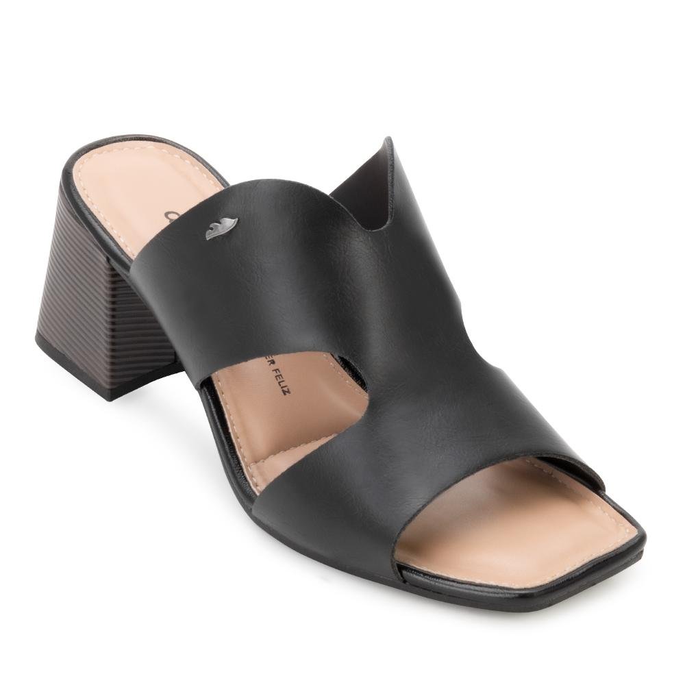 Tamanco Salto Bloco Dakota P-N DT25-Y9191