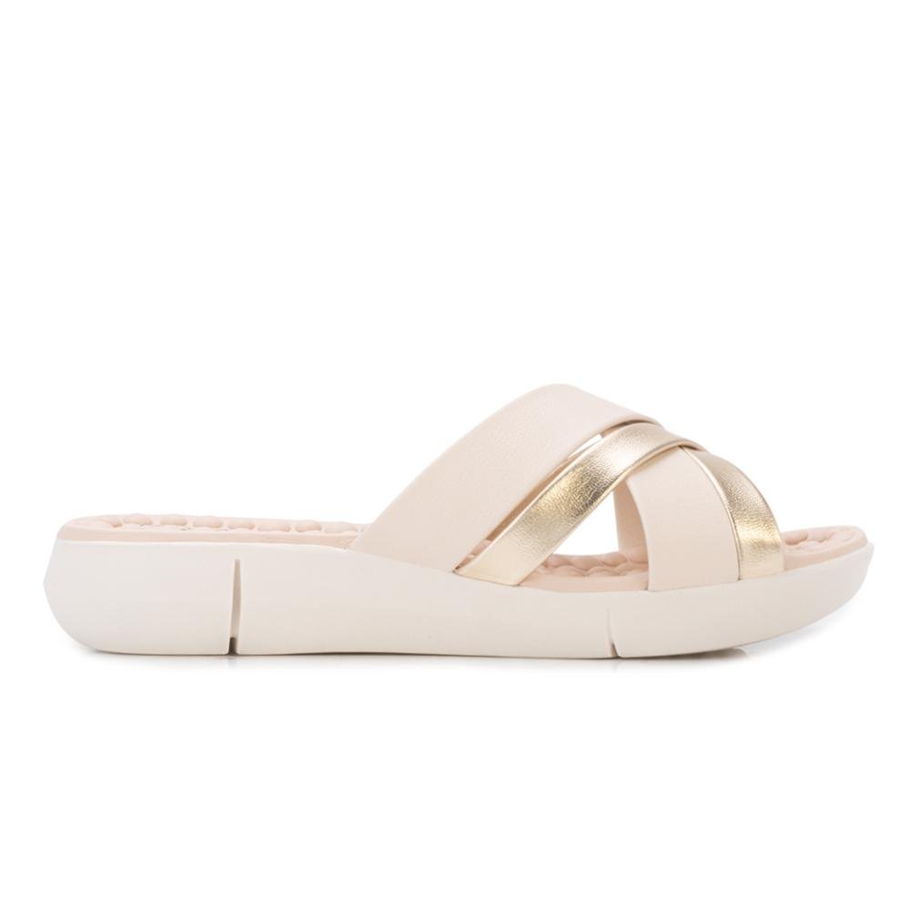 Tamanco Modare C-D MD25-71421 Creme/Dourado 2