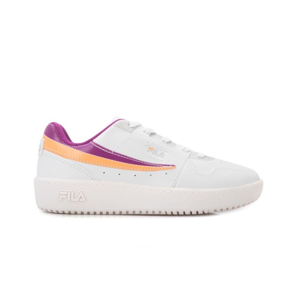 Tênis Casual Fila B-R Arcade Infantil FL25 Branco/Rosa 2